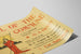 Vintage plakat A Girl of the Commune - Grafisk illustration til vægdekoration — visning af kunstværket