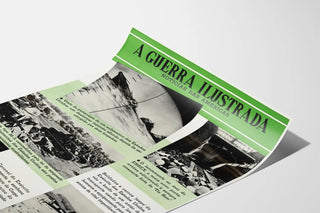 Vintage plakat A Guerra Ilustrada - Historisk vægdekoration
