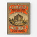 Vintageplakat ved Bastillen - Retro parisisk vægdekoration