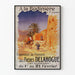 Vintage plakat for udstilling af maleri af Brødrene Delahogue – Algeriske udsigter