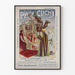 Vintage gammel plakat Place Clichy franske og orientalske tæpper