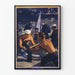 Vintage Marine Plakat Amerikansk "A Message from America"