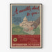 Vintage plakat Social Security - Månedlig check ved 65 år