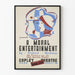 Kunstnerisk plakat A Moral Entertainment til vintage vægdekoration