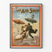 Vintage plakat til vægdekoration The Air Ship - Musical