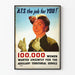 Vintage Rekruttering ATS Plakat - Retro Vægdekoration