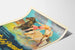 Vintage plakat A Thief in Paradise - Illustration polo hestevæddeløb