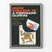 Vintage plakat A Thousand Clowns - Moderne teater vægdekoration