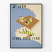 Vintage plakat A Trip Around The World - Story Hour Club
