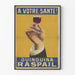 Vintage plakat Quinquina Raspail A Votre Santé