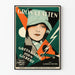 Vintage plakat af biografen « Gröna Hatten » med Greta Garbo