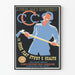 Vintage plakat A Young Man's Opportunity - Inspirerende vægdekoration om arbejde og sundhed
