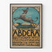 Vintage plakat Abdera kunstnerisk og satirisk vægdekoration