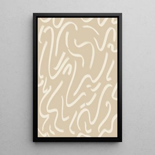 Boheme-plakat - Beige Drømmeri
