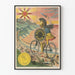 Vintage plakat af Achilles Ringen - Antik vægdekoration til cykling