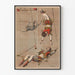 Vintage plakat Akrobatisk handling Trapeztrio