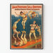 Vintage Circus plakat Adam Forepaugh og Sells Brothers