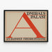 Vintage plakat Admirals-Palast Friedrichstrasse Berlin — indrammet kunstværk på væggen