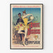 Vintage plakat af Dansekvindernes elsker af Félicien Champsaur