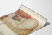 Vintage medicinsk plakat med illustration af aerofagi og anatomisk skildring