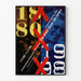 Vægplakat udstilling De Stad door de Jaren Amsterdam