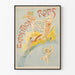 Vintage plakat udstilling Rops vægdekoration kunstnerisk