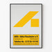 Vintage vægdekoration plakat AIDS-Hilfe Pforzheim