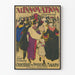 Vintage plakat for åbningen af de nye butikker i Lausanne