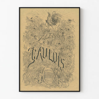 Vintage plakat af Album du Gaulois - Ældre dekorativ illustration