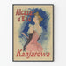 Vintage plakat af Alcazar d'Été Kanjarowa - Retro vægdekoration