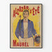 Vintage plakat af Alcazar d'Été Maurel - Retro vægdekoration