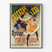 Vintage plakat af Alcazar Sommer Revue Slutningen af århundredet