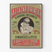 Vintage plakat af Alcazar d'Hiver med frøken Bepoix