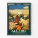 Vintage plakat Algeriet - Turist- og vinteropholdsplakat for PLM