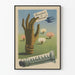 Vintage plakat Algésal Baume Antirheumatisk