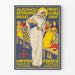 Vintage plakat af alkoholfrit restaurant Clara Hof i Basel