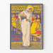 Vintage plakat af alkoholfrit restaurant Clara Hof i Basel