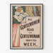 Vintage plakat All Gentlewomen Read The Gentlewoman - Retro vægdekoration