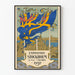 Vintage plakat udstilling Stockholm 1897