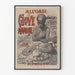 Vintage plakat All'Oasi di Giove Ammone rejse Italien
