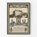 Vintage plakat Altenburg Sachsen - Historisk vægdekoration