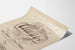 Vintage plakat Always med blomsteragtig skrift