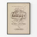 Vintage plakat Always med blomsteragtig skrift