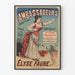 Vintage plakat Ambassadeurs Champs-Élysées af Elyse Faure