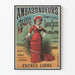 Vintage plakat Ambassadeurs E. Faure vægdekoration retro