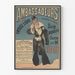 Vintage plakat Ambassadeurs Skovhåndværker Populær sanget af Libert