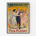 Vintage plakat Trio Fleury Ambassadeurs Champs-Élysées