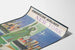 Vintage plakat af American Airlines New York Frihedsgudinden