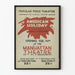 Vintage plakat for American Holiday Manhattan Theatre