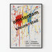 Farverig plakatdesign Amsterdam Kleurenstad til moderne vægdekoration